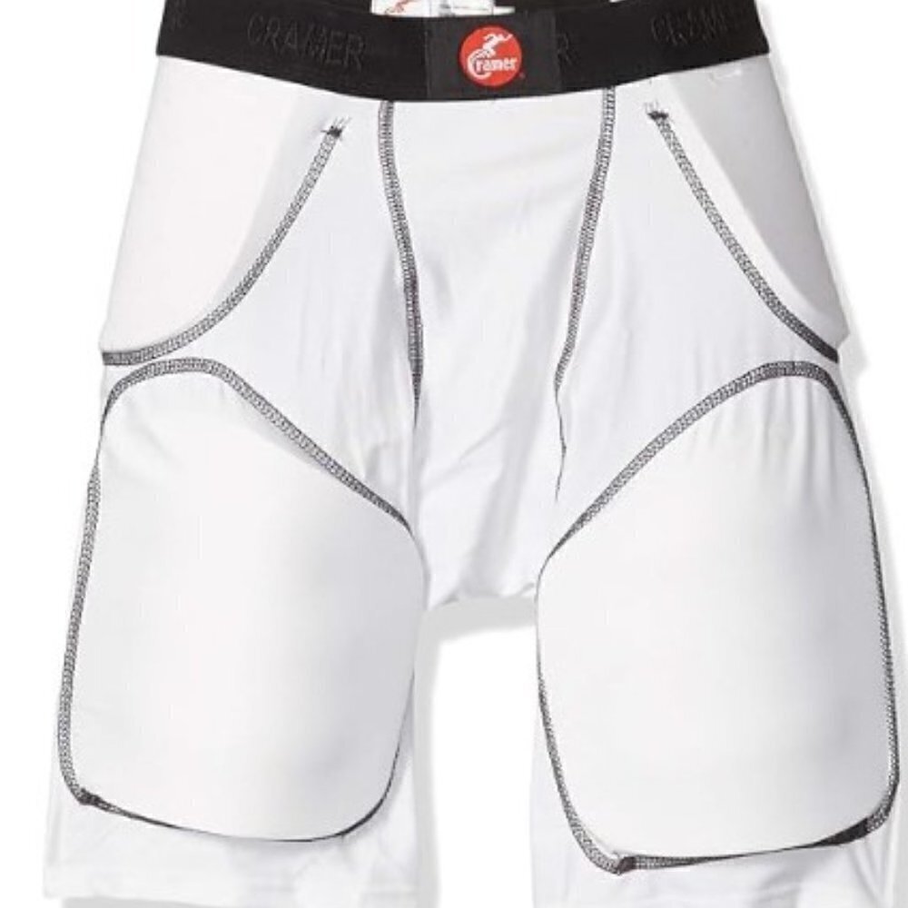 CRAMER CLASSIC 5-PAD FOOTBALL GIRDLE YOUTH SM WHITE